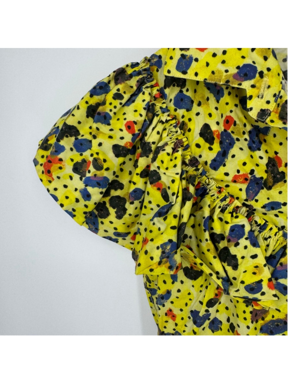 Jourden Collection Ruffle Button Up Dress 38/M - Picture 4 of 6